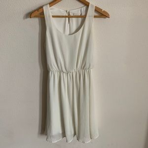 Lush Winter White Dress